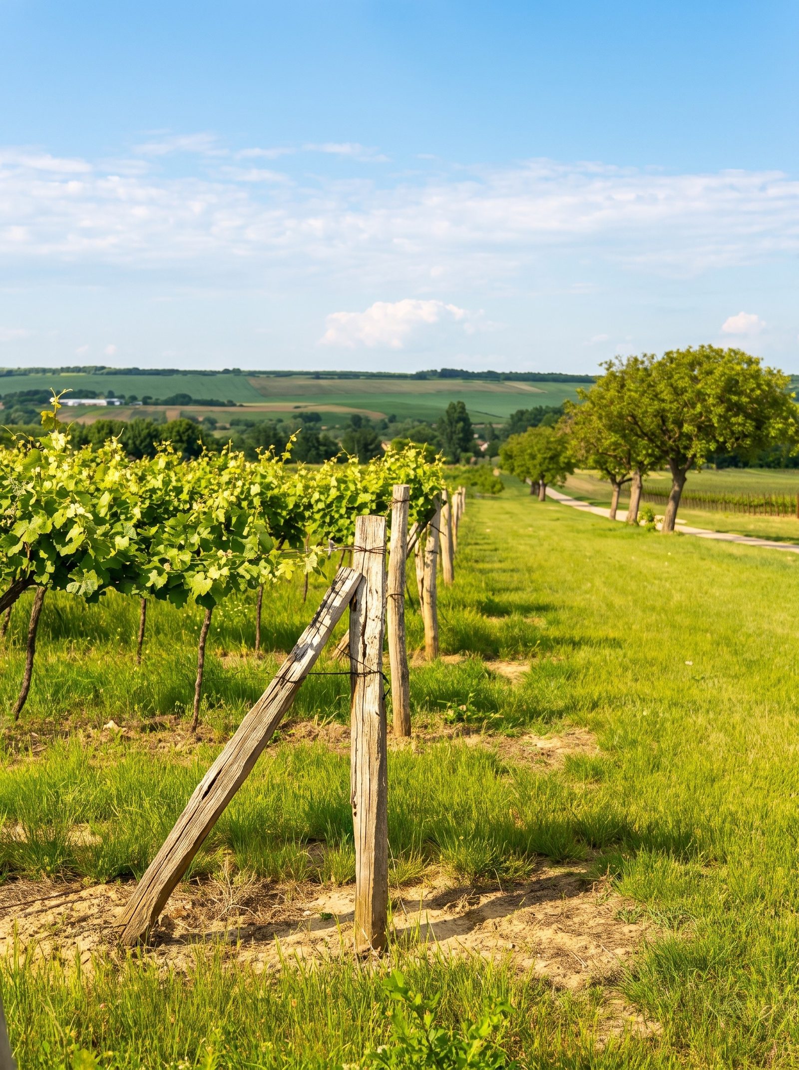 Vineyards near Strekov