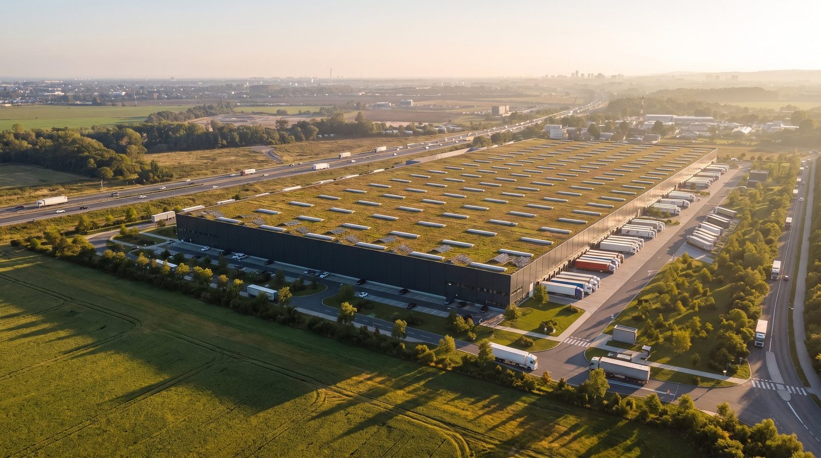 Visualisation of the Triblavina Logistics Centre