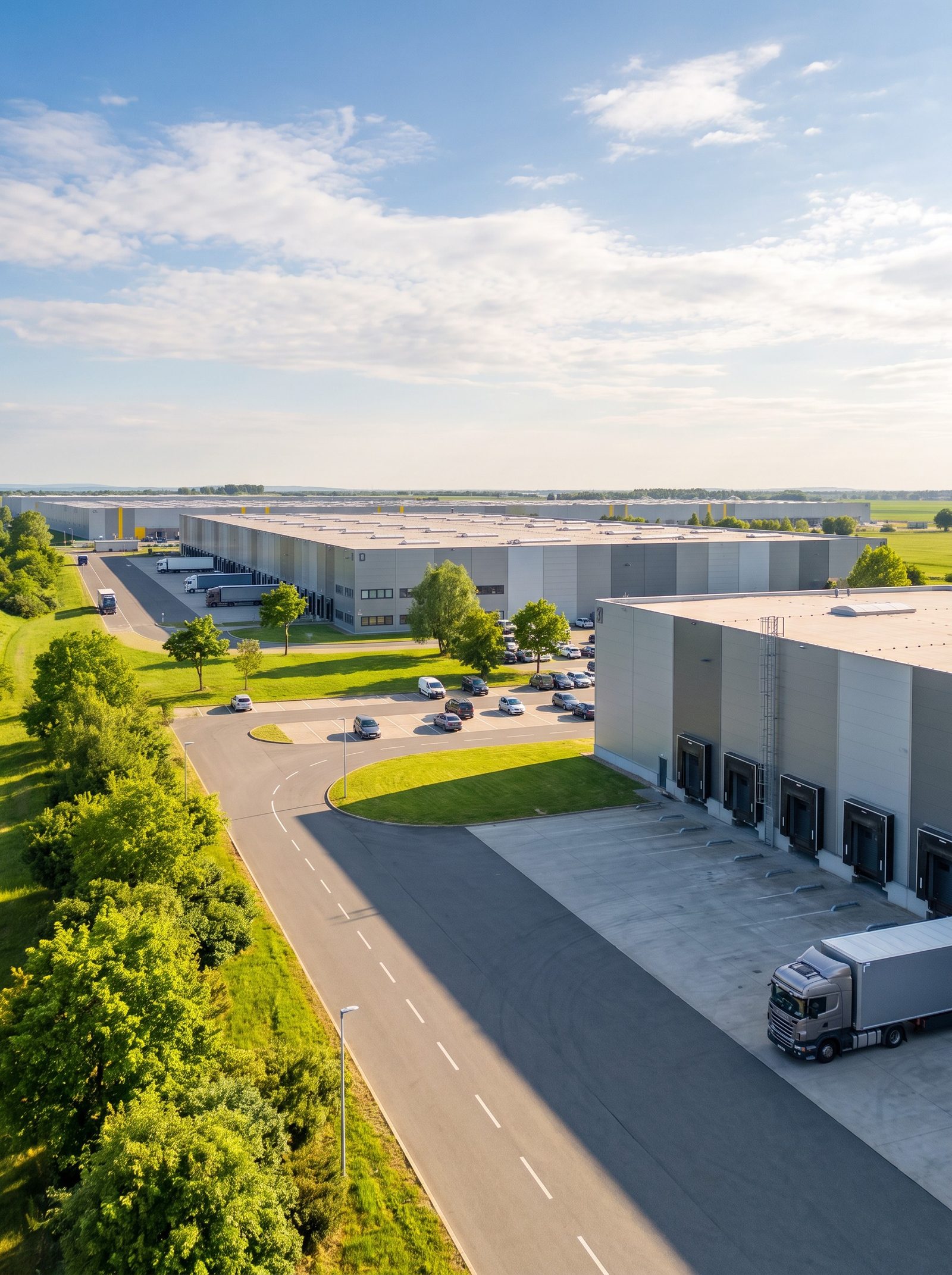 Logistics halls at VGP Park Bratislava